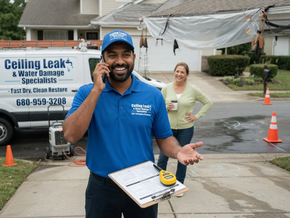 Ceiling Leak Cleanup Forsyth, GA FAQs